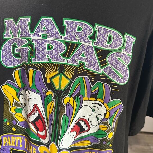 Mardi Gras New Orleans Parade Short Sleeve Shirt – Size L - Picture 3 of 5